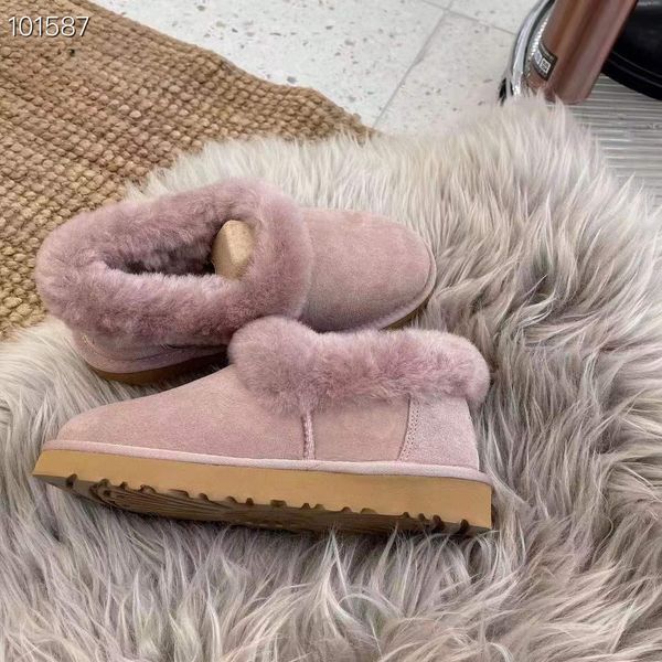 2022 women ultra mini snow boots slipper winter new popular ankle sheepskin fur plush keep warm boots with card dustbag us4-12 wgg beautiful, Black
2022 women ultra mini snow boots slipper winter new popular ankle sheepskin fur plush keep warm boots with card dustbag us4-12 wgg beautiful, Black