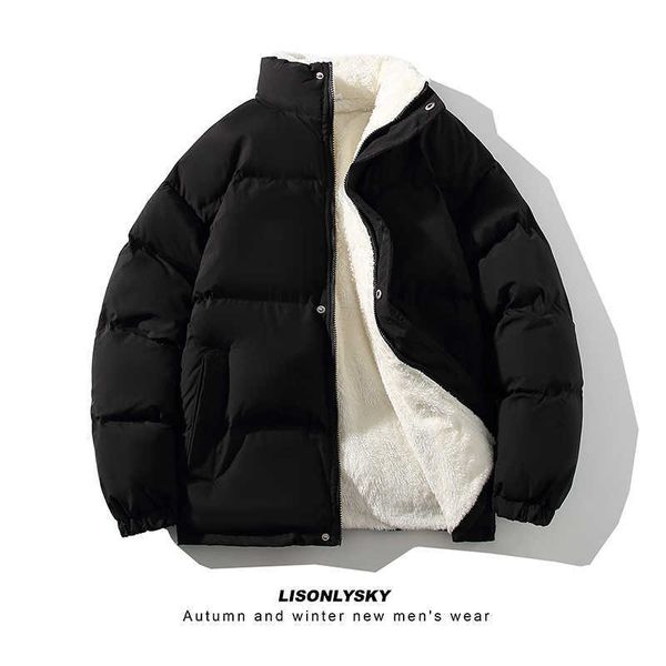 men's jackets legible thicken warm winter jacket men solid loose winter coats male stand collar fleece parkas man g221013, Black;brown
men's jackets legible thicken warm winter jacket men solid loose winter coats male stand collar fleece parkas man g221013, Black;brown