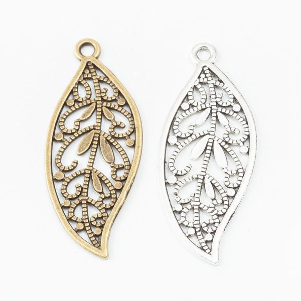 charms 50pcs 43x17mm antique sier color leaf charms vintage bronze pendants for bracelet earring necklace diy jewelry making drop de dhpwa, Bronze;silver
charms 50pcs 43x17mm antique sier color leaf charms vintage bronze pendants for bracelet earring necklace diy jewelry making drop de dhpwa, Bronze;silver