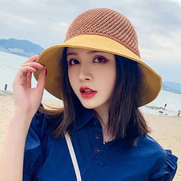 wide brim hats 2022 summer simple women bucket travel sun cap lady girls straw beach s foldable sunscreen g221014, Blue;gray
wide brim hats 2022 summer simple women bucket travel sun cap lady girls straw beach s foldable sunscreen g221014, Blue;gray