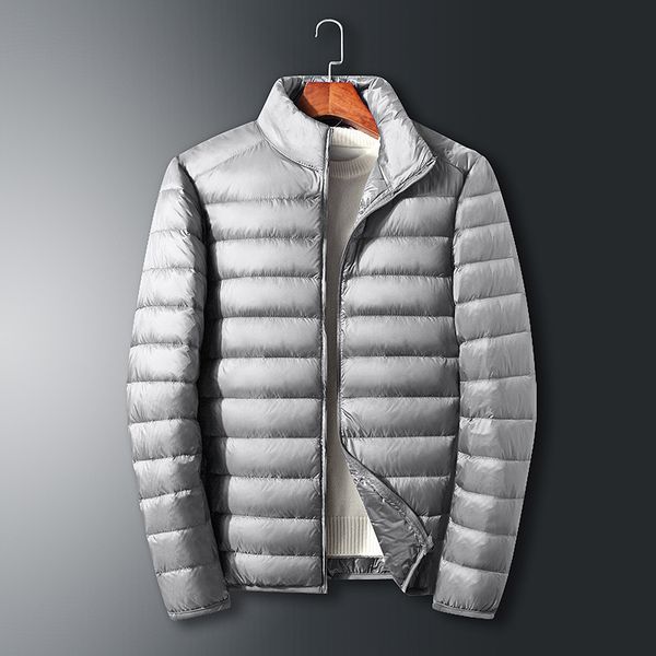 light and thin down jacket for men 2022 new fashionable short simple stand collar coat, Black
light and thin down jacket for men 2022 new fashionable short simple stand collar coat, Black