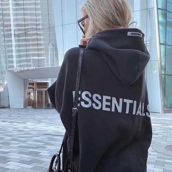 hip hop essential designer hoodies autumn street fashion brand sweater men women reflective loose long sleeve coat, Black
hip hop essential designer hoodies autumn street fashion brand sweater men women reflective loose long sleeve coat, Black