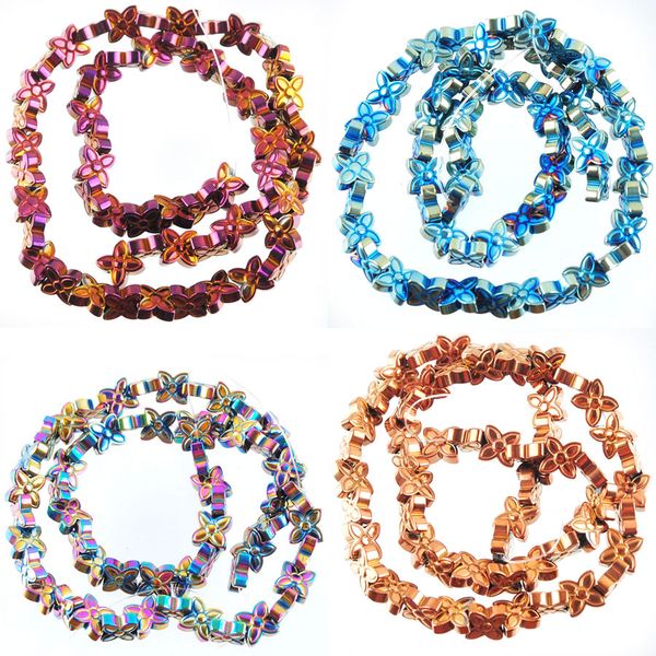 3x7mm flowers hematite materials blue/green/purple natural stone spacer loose beads for jewelry making diy bracelet bl317, Black
3x7mm flowers hematite materials blue/green/purple natural stone spacer loose beads for jewelry making diy bracelet bl317, Black