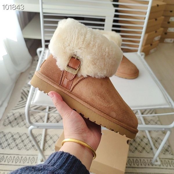 2022 warm boots mini snow boot ankle boots australian classic winter full fur fluffy furry satin love buckle women's kids booties slide, Black
2022 warm boots mini snow boot ankle boots australian classic winter full fur fluffy furry satin love buckle women's kids booties slide, Black