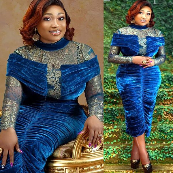 2022 arabic aso ebi velvet sheath prom dresses lace sheer neck evening formal party second reception birthday bridesmaid engagement gowns dr, Black
2022 arabic aso ebi velvet sheath prom dresses lace sheer neck evening formal party second reception birthday bridesmaid engagement gowns dr, Black