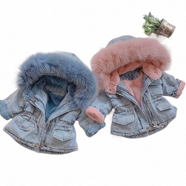 autumn winter girls thicken coats children denim hooded coat kids fur collar cotton jacket baby girl outwear m3sb#, Blue;gray
autumn winter girls thicken coats children denim hooded coat kids fur collar cotton jacket baby girl outwear m3sb#, Blue;gray