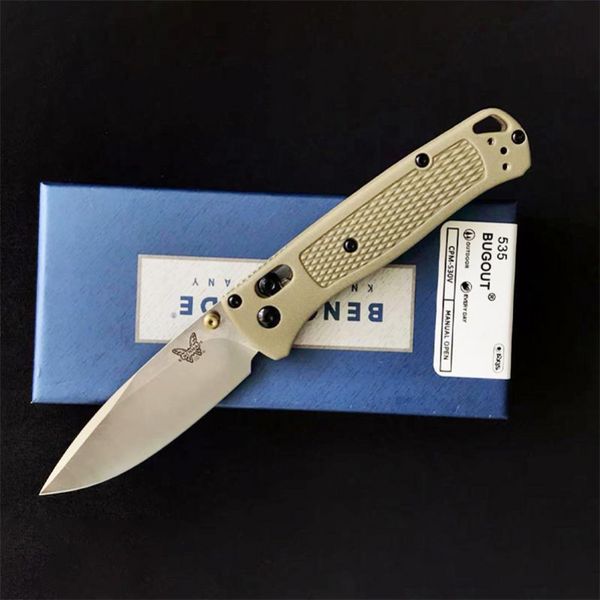 Image of Benchmade 535/535S AXIS Bugout Folding Knife S30V Blade Outdoor Camping Fishing and Hunting Safety Defense Portable Pocket Knives EDC Tools