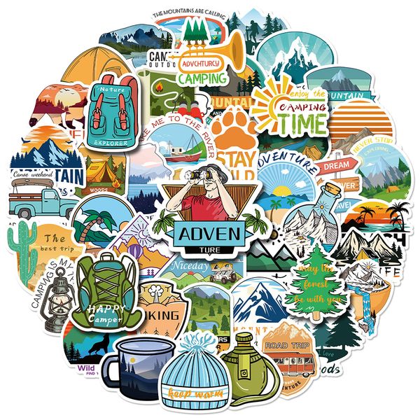 50pcs outdoor travel landscape cartoon stickers skateboard fridge guitar laptravel cool graffiti decal sticker
50pcs outdoor travel landscape cartoon stickers skateboard fridge guitar laptravel cool graffiti decal sticker