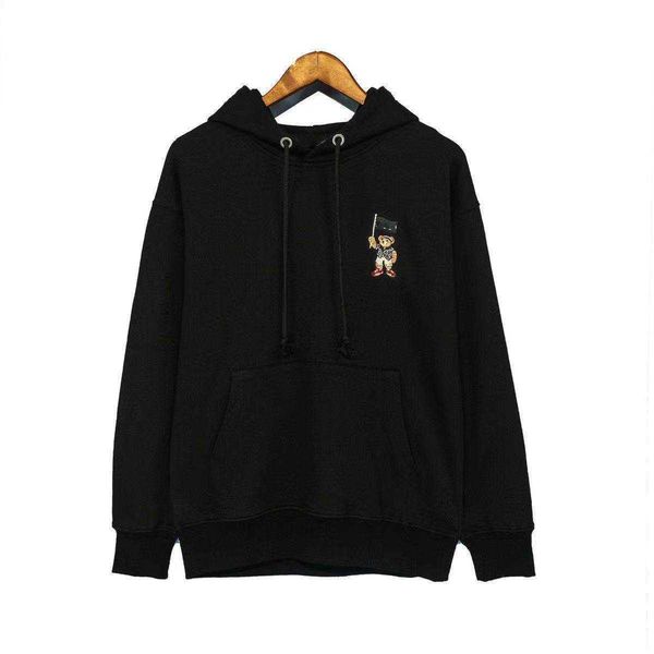 fashion brand hoodies autumn winter bear flag embroidered classic hoodie for men and women black
fashion brand hoodies autumn winter bear flag embroidered classic hoodie for men and women black