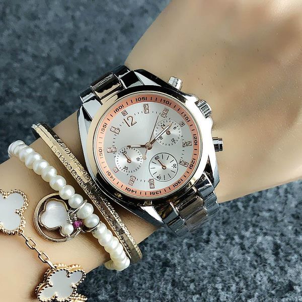 women quartz watch for women men wrist watch dials style metal steel band quartz wrist watch, Slivery;brown
women quartz watch for women men wrist watch dials style metal steel band quartz wrist watch, Slivery;brown