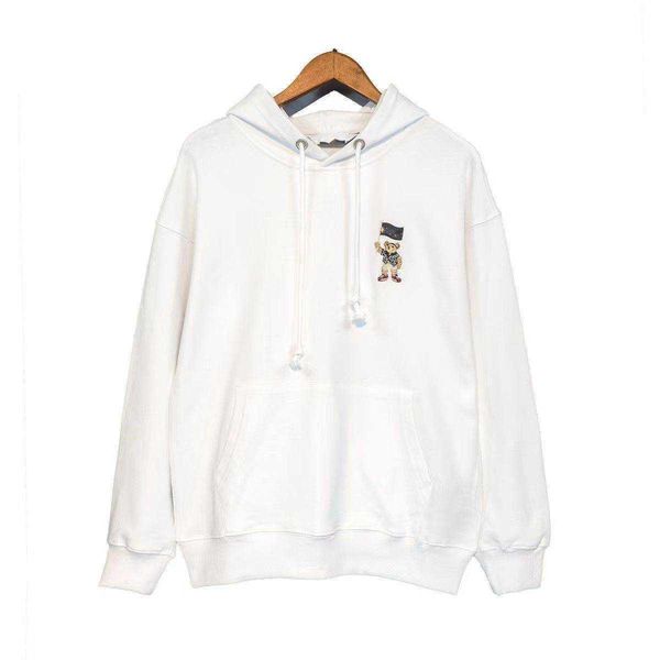 fashion brand hoodies autumn winter bear flag embroidered classic hoodie for men and women white, Black
fashion brand hoodies autumn winter bear flag embroidered classic hoodie for men and women white, Black