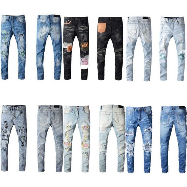 2022 mens designer jeans distressed ripped biker slim fit motorcycle bikers denim for men fashion mans hip hop pants 17ss, Blue
2022 mens designer jeans distressed ripped biker slim fit motorcycle bikers denim for men fashion mans hip hop pants 17ss, Blue