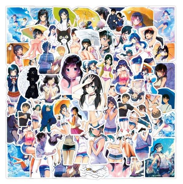 50pcs wholesale weathering with you waterproof anime stickers for lapdiy car suitcase luggage fridge guitar skateboard
50pcs wholesale weathering with you waterproof anime stickers for lapdiy car suitcase luggage fridge guitar skateboard