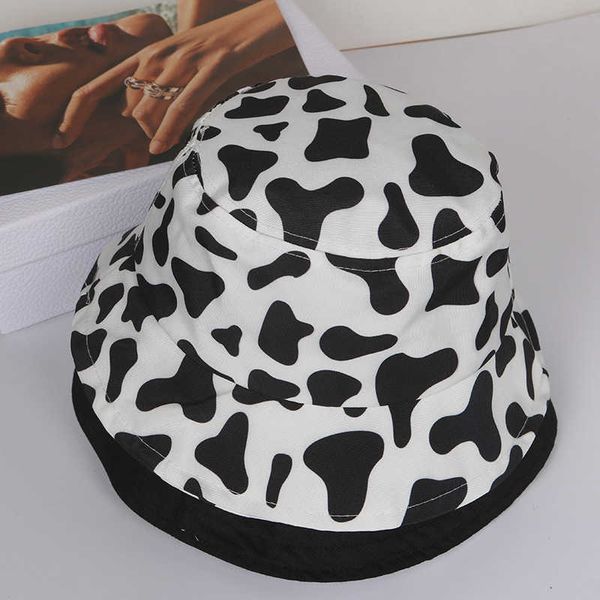 wide brim hats new fashion reversible black white cow pattern bucket fisherman caps for women gorras summer g221014, Blue;gray
wide brim hats new fashion reversible black white cow pattern bucket fisherman caps for women gorras summer g221014, Blue;gray