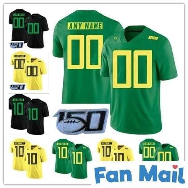 ncaa college oregon ducks new football custom name number yellow green black 10 justin herbert 7 cj verdell mariota 150th football jersey
ncaa college oregon ducks new football custom name number yellow green black 10 justin herbert 7 cj verdell mariota 150th football jersey