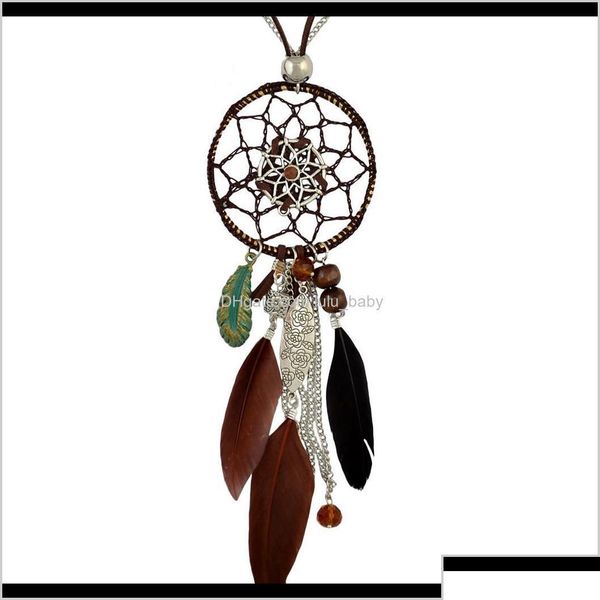 pendant necklaces idealway 4 colors bohemian fashion sier plated leather double chain resin feather tassel dreamcatcher necklace y0r dhm9v, Silver
pendant necklaces idealway 4 colors bohemian fashion sier plated leather double chain resin feather tassel dreamcatcher necklace y0r dhm9v, Silver