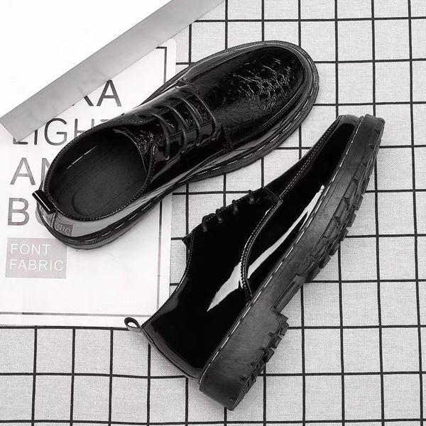 men's shoe increased business leather shoes korean version trend of non-slip leisure small black shoes work667985
men's shoe increased business leather shoes korean version trend of non-slip leisure small black shoes work667985