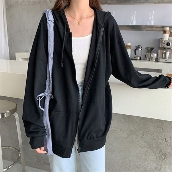 vintage pockets black zip up fashion oversize sweatshirt winter jacket clothes hoodies women plus size long sleeve pullover 220722
vintage pockets black zip up fashion oversize sweatshirt winter jacket clothes hoodies women plus size long sleeve pullover 220722