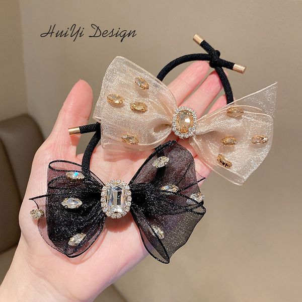lady luxury hair rubber bands bow of gauze crystal decoration fashion jewelry br042-4, Pink
lady luxury hair rubber bands bow of gauze crystal decoration fashion jewelry br042-4, Pink