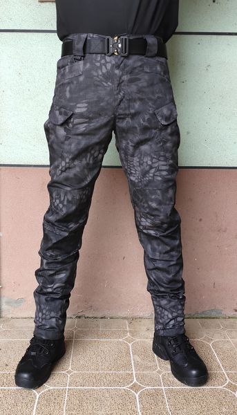 

Tactical Pants Clothing camouflage Garment Dyed Cargo One Lens Pocket Pant Outdoor Men Tactical Trousers Loose Tracksuit Size M-XXXXXL 5XL, Black