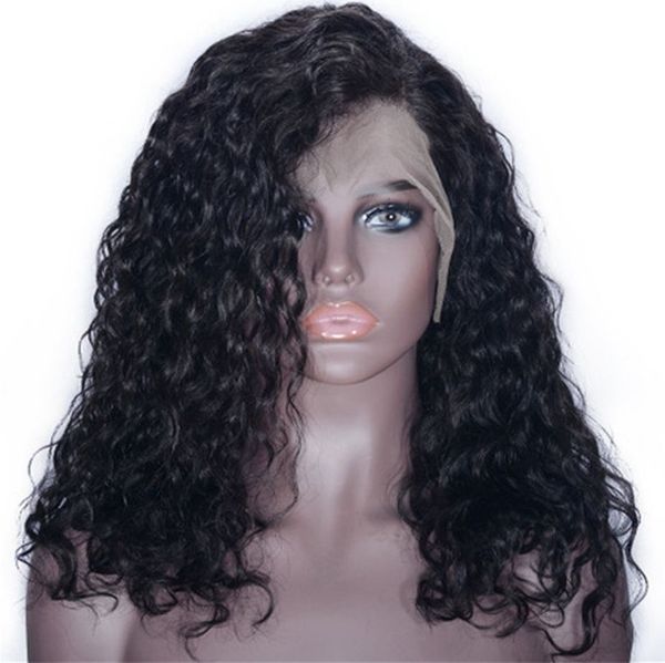 short brazilian water wave bob wig transparent 13x4 lace front human hair wigs bleached knots, Black;brown
short brazilian water wave bob wig transparent 13x4 lace front human hair wigs bleached knots, Black;brown