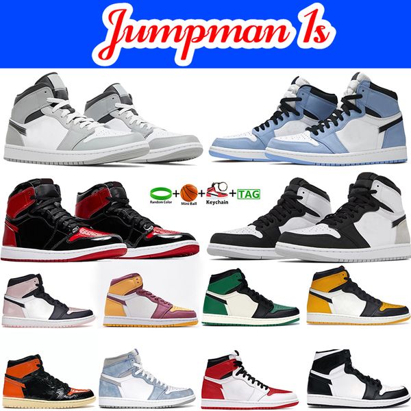 designer jumpman 1 basketball shoes 1s light smoke grey patent bred university blue taxi chicago mens women sneakers bleached coral pollen b
designer jumpman 1 basketball shoes 1s light smoke grey patent bred university blue taxi chicago mens women sneakers bleached coral pollen b