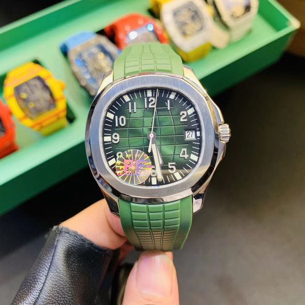 pf factory luxury watch mens pp watches eta cal.324 automatic super movement quality silver case green dial rubber strap waterproof 5711 wri, Slivery;brown
pf factory luxury watch mens pp watches eta cal.324 automatic super movement quality silver case green dial rubber strap waterproof 5711 wri, Slivery;brown