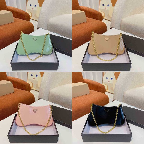 shopping bags underarm bags women gold chain handbag shoulder bagss patent leather luxury designer brand crossbody female purses 220324
shopping bags underarm bags women gold chain handbag shoulder bagss patent leather luxury designer brand crossbody female purses 220324