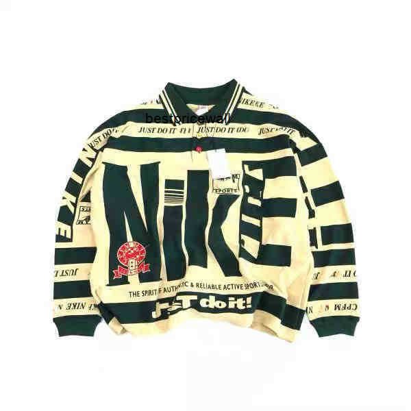 mens hoodie t-shirts cpfm co branded nk correct us joint hook letter printing loose half button polo long sleeve shirt os high street dl8r, White;black 
mens hoodie t-shirts cpfm co branded nk correct us joint hook letter printing loose half button polo long sleeve shirt os high street dl8r, White;black