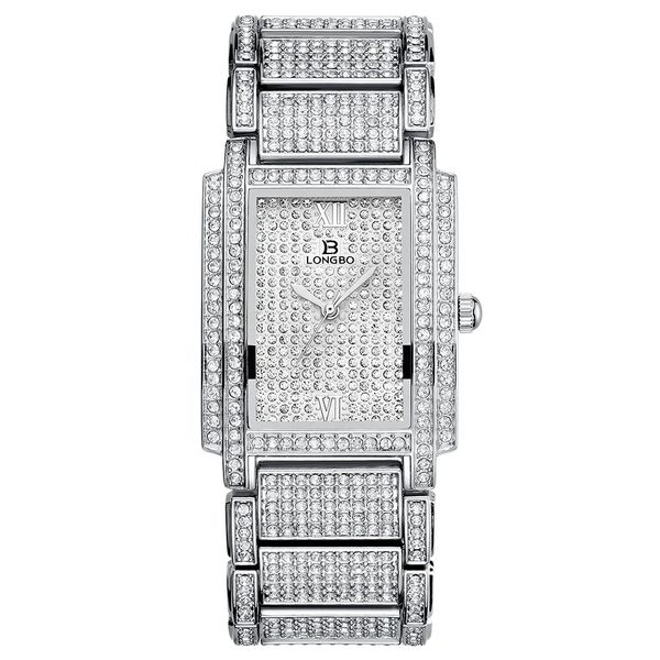 longbo 80674 movt quartz watches for ladies fashion water proof stainless steel diamond wrist watch, Slivery;brown
longbo 80674 movt quartz watches for ladies fashion water proof stainless steel diamond wrist watch, Slivery;brown