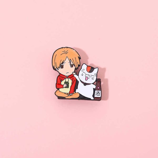 anime pins friend account metal badge pin accessories silk scarf button cat xia mu guizhi cartoon, Gray
anime pins friend account metal badge pin accessories silk scarf button cat xia mu guizhi cartoon, Gray