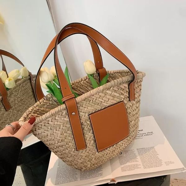 new evening bags weave large tote bag summer quality straw women's designer handbag high capacity beach travel basket
new evening bags weave large tote bag summer quality straw women's designer handbag high capacity beach travel basket
