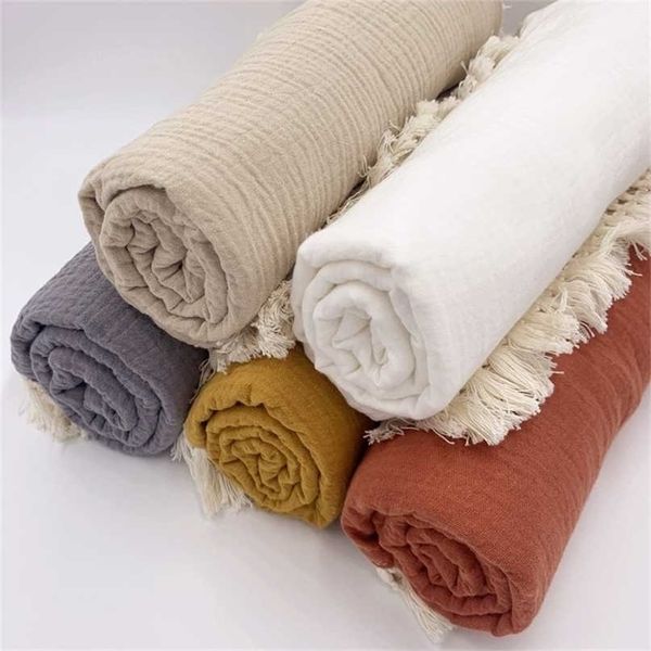 cotton muslin baby blankets with tassel born swaddle wrap receiving blanket infant sleeping quilt bed cover 85x85cm 211023
cotton muslin baby blankets with tassel born swaddle wrap receiving blanket infant sleeping quilt bed cover 85x85cm 211023