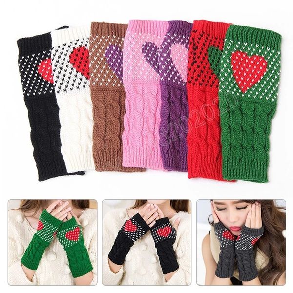 women winter fingerless gloves autumn fashion love heart knitted gloves girl soft warm mittens sports driving sweet gift, Blue;gray
women winter fingerless gloves autumn fashion love heart knitted gloves girl soft warm mittens sports driving sweet gift, Blue;gray