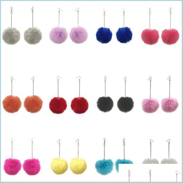 dangle chandelier 2021 winter women accessories fashion lovely pom fur ball long pendant dangle earring jewelry christmas gift dro dhyfg, Silver
dangle chandelier 2021 winter women accessories fashion lovely pom fur ball long pendant dangle earring jewelry christmas gift dro dhyfg, Silver