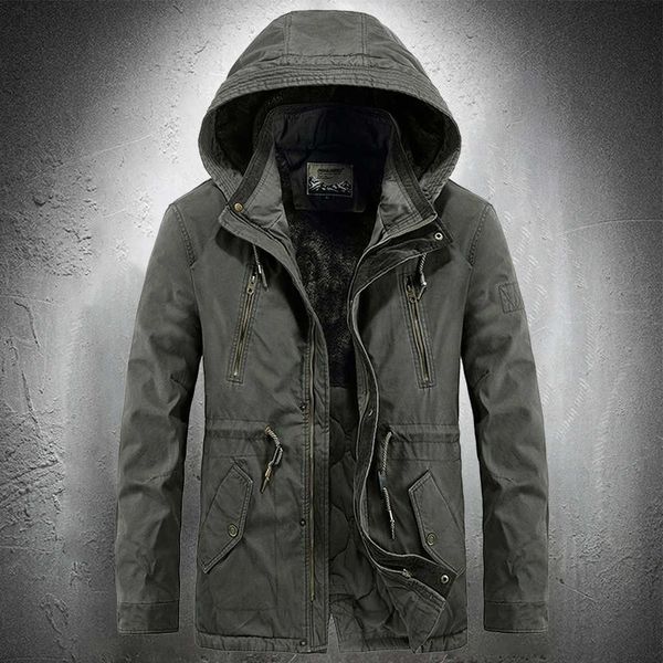 men's jackets autumn winter military jacket men hooded parka fleece lined thicken warm coat men outdoor jacket detachable hood casaul c, Black;brown
men's jackets autumn winter military jacket men hooded parka fleece lined thicken warm coat men outdoor jacket detachable hood casaul c, Black;brown