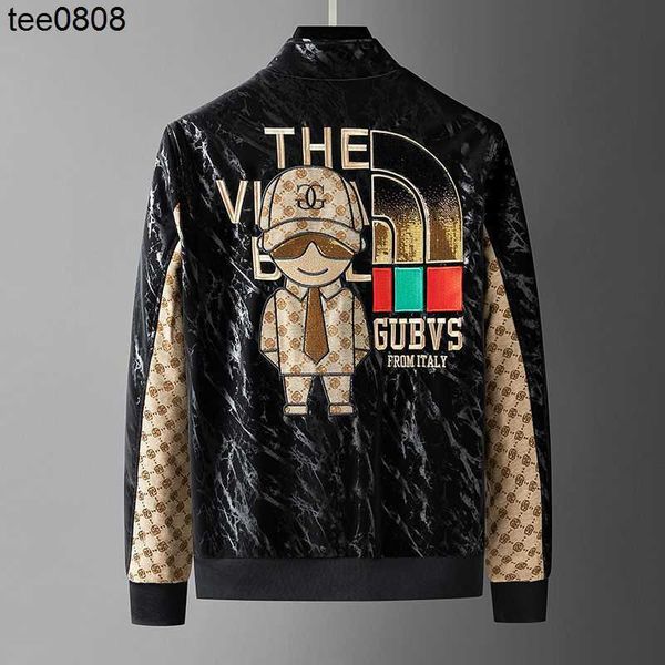 2022 essentials new high end heavy industry embroidery splice leather jacket men's european casual baseball suit men's, Black;brown
2022 essentials new high end heavy industry embroidery splice leather jacket men's european casual baseball suit men's, Black;brown