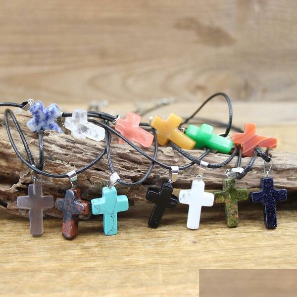 pendant necklaces natural crystal cross shape stone pendant healing quartz turquoise sodalite obsidian colorf gemstone necklace women dhvpj, Silver
pendant necklaces natural crystal cross shape stone pendant healing quartz turquoise sodalite obsidian colorf gemstone necklace women dhvpj, Silver