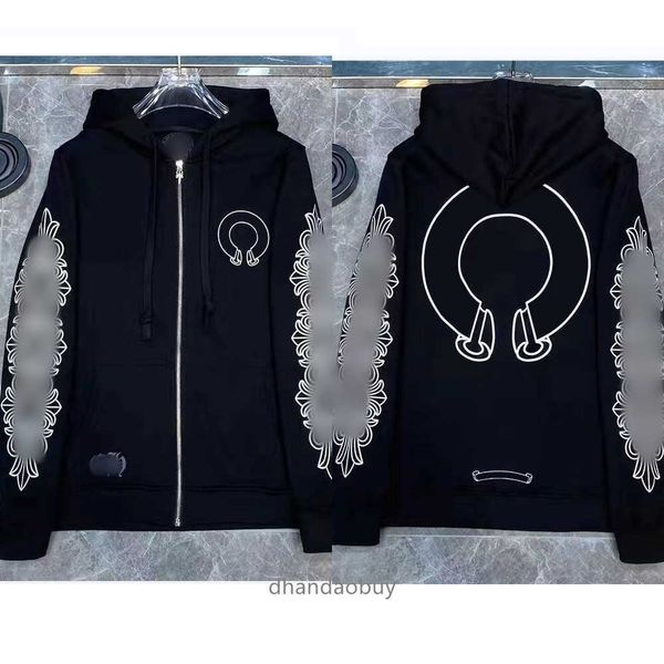 men's hoodies sweatshirts mens loose hearts hoodie ch brand designer horseshoe sanskrit print zipper jacket fashion pullover hooded chr, Black
men's hoodies sweatshirts mens loose hearts hoodie ch brand designer horseshoe sanskrit print zipper jacket fashion pullover hooded chr, Black