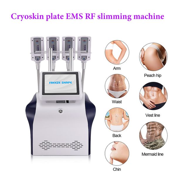 cryo therapy body slimming body shaping 4 handles shape rf ems cryolipolysis plate machine
cryo therapy body slimming body shaping 4 handles shape rf ems cryolipolysis plate machine