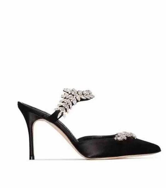 lurum crystal-embellished satin mules pointed toe shoes sandals high heel shoes party wedding pumps women dress pump slipper35-42, Black
lurum crystal-embellished satin mules pointed toe shoes sandals high heel shoes party wedding pumps women dress pump slipper35-42, Black