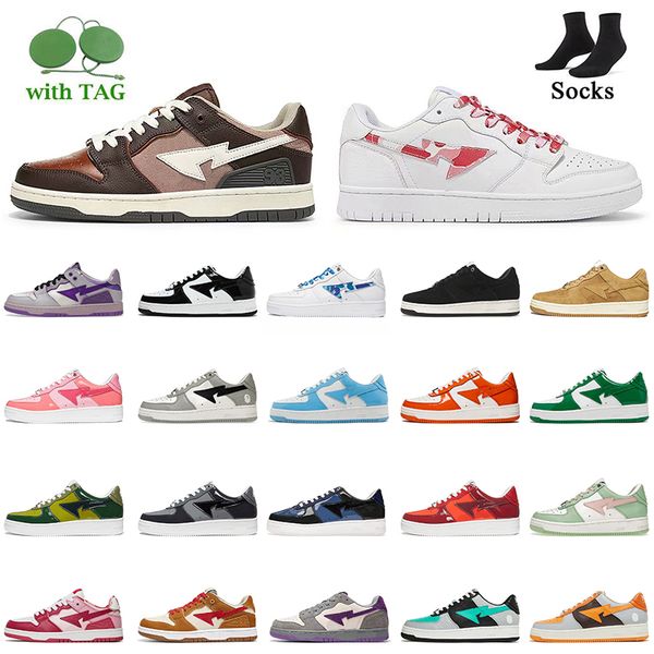with socks sta sk8 abc camo running shoes designer sneakers classic black white platform skateboard 20th anniversary pink blue red women men
with socks sta sk8 abc camo running shoes designer sneakers classic black white platform skateboard 20th anniversary pink blue red women men
