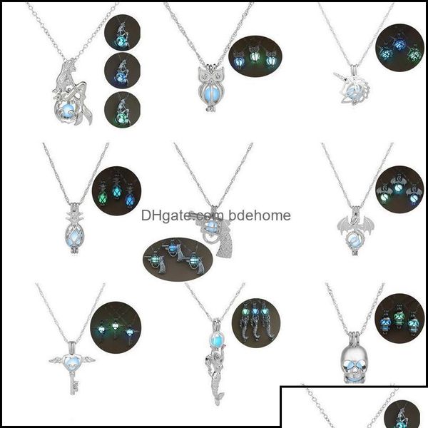 pendant necklaces pendant necklaces pendants jewelry 3 colors/styles glow in the dark for women hollow mermaid owl gun skl key drago dhc4o, Silver
pendant necklaces pendant necklaces pendants jewelry 3 colors/styles glow in the dark for women hollow mermaid owl gun skl key drago dhc4o, Silver