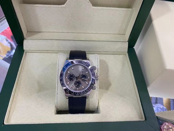with original box watch steel all subdials working 116519 116506 40mm automatic 2813 mechanical movement sapphire glass mens ceramic bezel g, Slivery;brown
with original box watch steel all subdials working 116519 116506 40mm automatic 2813 mechanical movement sapphire glass mens ceramic bezel g, Slivery;brown
