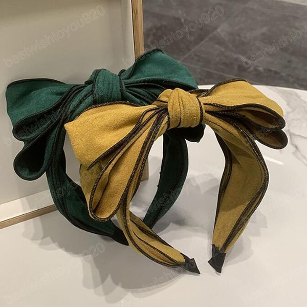 fashion women headband double bowknot solid color turban headwear autumn winter headwear hair accessories, Silver
fashion women headband double bowknot solid color turban headwear autumn winter headwear hair accessories, Silver