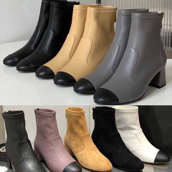 2022 designer women round head martin boots luxury fashion leather solid color joint short boot autumn winter lady many collocation behind t, Black
2022 designer women round head martin boots luxury fashion leather solid color joint short boot autumn winter lady many collocation behind t, Black