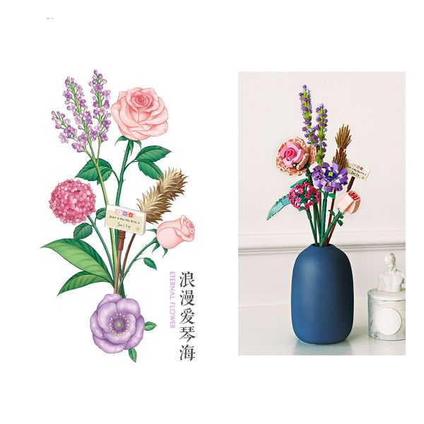 Mini Building Block Flower DIY Creative Bouquet Home Decoration Potted Flower 3D Model Assembled Brick Children's Toy Girl Gift
Mini Building Block Flower DIY Creative Bouquet Home Decoration Potted Flower 3D Model Assembled Brick Children's Toy Girl Gift