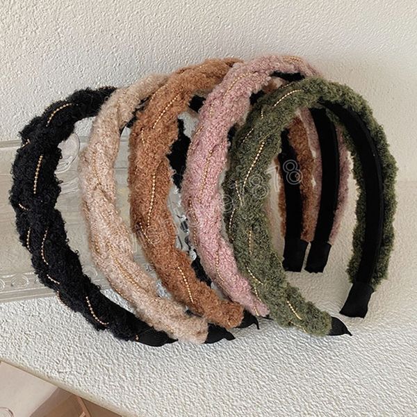 winter wool woven chain headband fashion hair accessories women trend casual temperament hairbands hair band girl headwear, Silver
winter wool woven chain headband fashion hair accessories women trend casual temperament hairbands hair band girl headwear, Silver