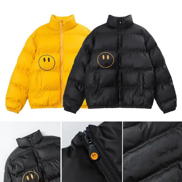 cotton men's down & parkas the correct version of drew smiling face padded clothes autumn and winter new solid collar thickened clothes, Black
cotton men's down & parkas the correct version of drew smiling face padded clothes autumn and winter new solid collar thickened clothes, Black