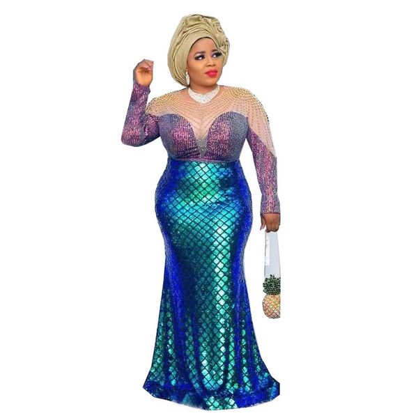 2023 sparkly sequins mermaid african evening dresses wear black girls jewel neck illusion long graduation dress plus size beaded formal sequ, Black;red
2023 sparkly sequins mermaid african evening dresses wear black girls jewel neck illusion long graduation dress plus size beaded formal sequ, Black;red
